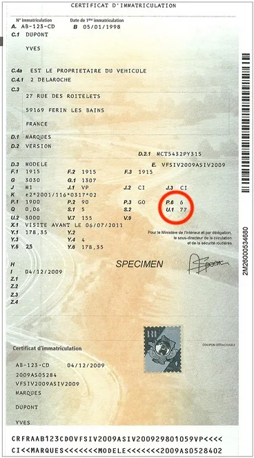 puissance fiscale voiture